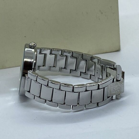 Anne Klein AK/1363 Women's Silver Metal Bracelet Analog Dial Quartz Watch UB128 - Picture 9 of 12